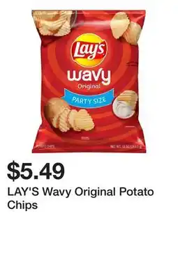 Wegmans LAY'S Wavy Original Potato Chips offer