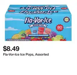 Wegmans Fla-Vor-Ice Ice Pops, Assorted offer