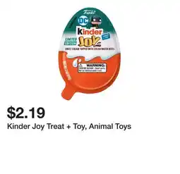 Wegmans Kinder Joy Treat + Toy, Animal Toys offer