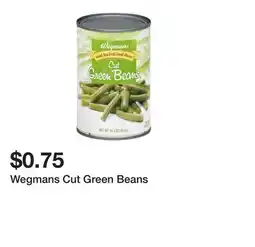Wegmans Wegmans Cut Green Beans offer