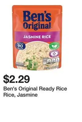 Wegmans Ben's Original Ready Rice Rice, Jasmine offer