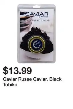 Wegmans Caviar Russe Caviar, Black Tobiko offer