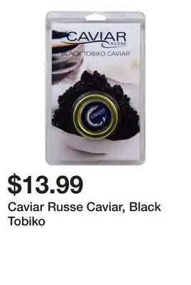 Wegmans Caviar Russe Caviar, Black Tobiko offer