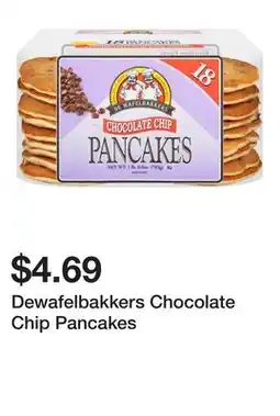 Wegmans Dewafelbakkers Chocolate Chip Pancakes offer