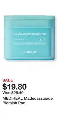 Ulta Beauty MEDIHEAL Madecassoside Blemish Pad offer