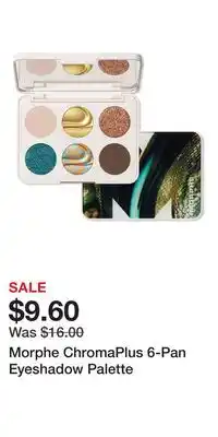 Ulta Beauty Morphe ChromaPlus 6-Pan Eyeshadow Palette offer