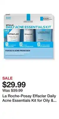 Ulta Beauty La Roche-Posay Effaclar Daily Acne Essentials Kit for Oily & Acne-Prone Skin offer