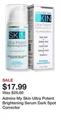 Ulta Beauty Admire My Skin Ultra Potent Brightening Serum Dark Spot Corrector offer