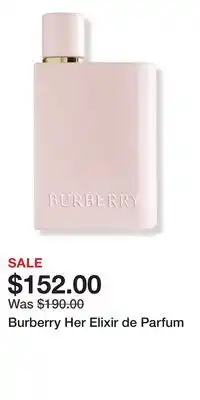 Ulta Beauty Burberry Her Elixir de Parfum offer