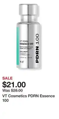 Ulta Beauty VT Cosmetics PDRN Essence 100 offer