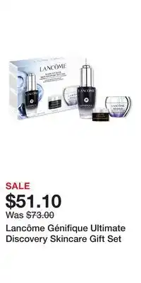 Ulta Beauty Lancôme Génifique Ultimate Discovery Skincare Gift Set offer