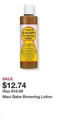 Ulta Beauty Maui Babe Browning Lotion offer
