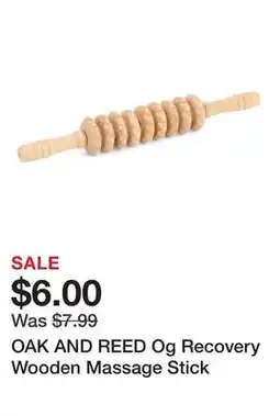 Marshalls OAK AND REED Og Recovery Wooden Massage Stick offer