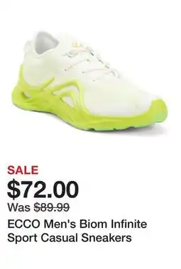 Marshalls ECCO Men's Biom Infinite Sport Casual Sneakers offer