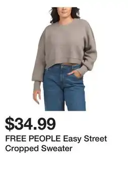 Marshalls FREE PEOPLE Easy Street Cropped Sweater offer