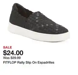 Marshalls FITFLOP Rally Slip On Espadrilles offer