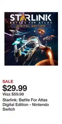Game Stop Starlink: Battle For Atlas Digital Edition - Nintendo Switch offer