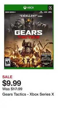 Game Stop Gears Tactics - Xbox Series X offer