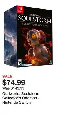 Game Stop Oddworld: Soulstorm Collector's Oddition - Nintendo Switch offer