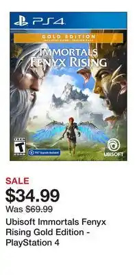 Game Stop Ubisoft Immortals Fenyx Rising Gold Edition - PlayStation 4 offer
