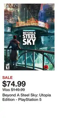 Game Stop Beyond A Steel Sky: Utopia Edition - PlayStation 5 offer