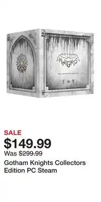 Game Stop Gotham Knights Collectors Edition PC Steam offer