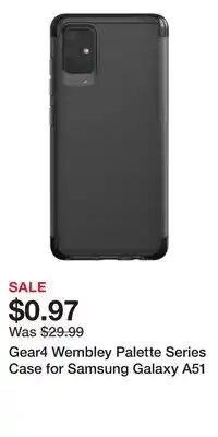 Game Stop Gear4 Wembley Palette Series Case for Samsung Galaxy A51 offer
