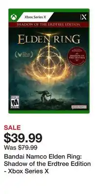 Game Stop Bandai Namco Elden Ring: Shadow of the Erdtree Edition - Xbox Series X offer
