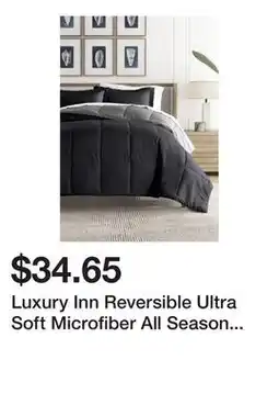 Belk Luxury Inn Reversible Ultra Soft Microfiber All Season Down-Alternative Comforter Set offer