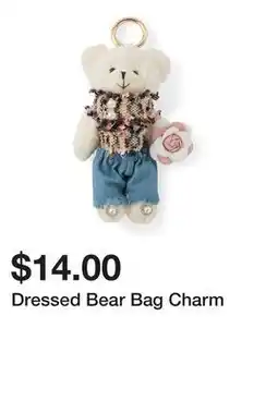 Belk Dressed Bear Bag Charm offer