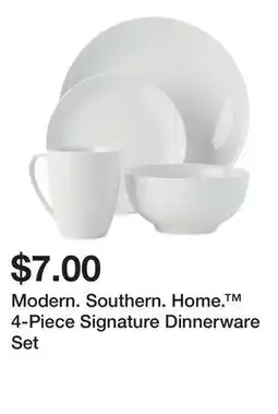 Belk Modern. Southern. Home. 4-Piece Signature Dinnerware Set offer