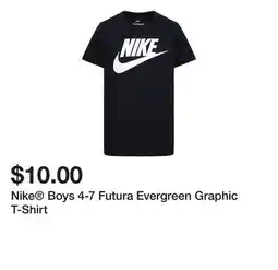 Belk Nike Boys 4-7 Futura Evergreen Graphic T-Shirt offer