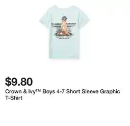Belk Crown & Ivy Boys 4-7 Short Sleeve Graphic T-Shirt offer
