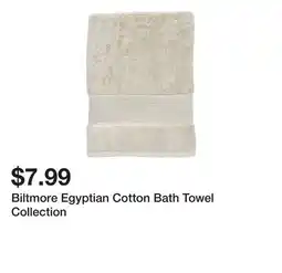 Belk Biltmore Egyptian Cotton Bath Towel Collection offer