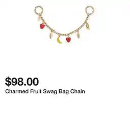 Belk Charmed Fruit Swag Bag Chain offer