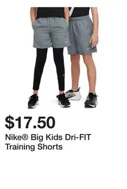 Belk Nike Big Kids Dri-FIT Training Shorts offer