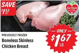 Rouses Eat Right With Roux Boneless Skinless Chicken Breast offer