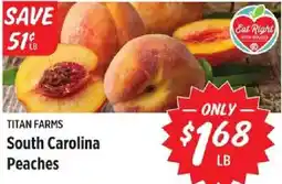 Rouses Titan Farms South Carolina Peaches offer