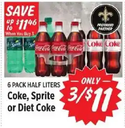 Rouses Coke, Sprite or Diet Coke offer