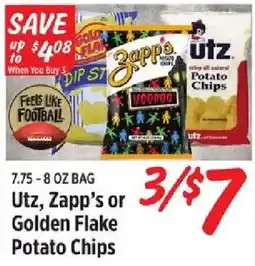 Rouses Utz, Zapp's or Golden Flake Potato Chips offer