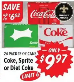 Rouses Coke, Sprite or Diet Coke offer