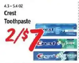 Rouses Crest toothpaste offer