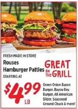 Rouses Rouses Hamburger Patties offer