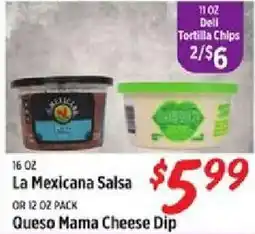 Rouses La Mexicana Salsa or Queso Mama Cheese Dip offer
