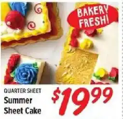 Rouses Quarter Sheet Summer Sheet Cake offer