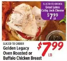 Rouses Golden Legacy Oven Roasted or Buffalo Chicken Breast offer