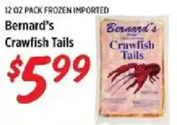 Rouses Bernard's Crawfish Tails offer