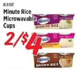 Rouses Minute rice microwavable cups offer