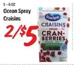 Rouses Ocean Spray Craisins offer