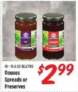 Rouses Rouses Spreads or Preserves offer